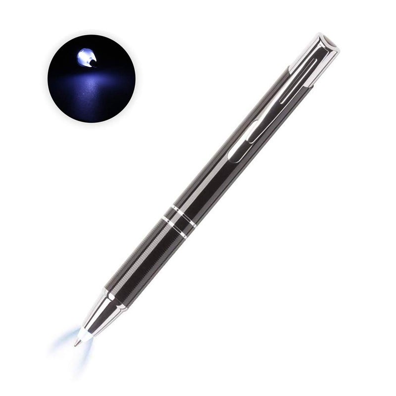 Yacig Pen with Light, Light Up Ballpoint Pen, Bright Lighted Pens for Writing in the Dark Led Light Flashlight Nurses Pen with Light Tip 1 Pack Penlight-White Light - Image 1